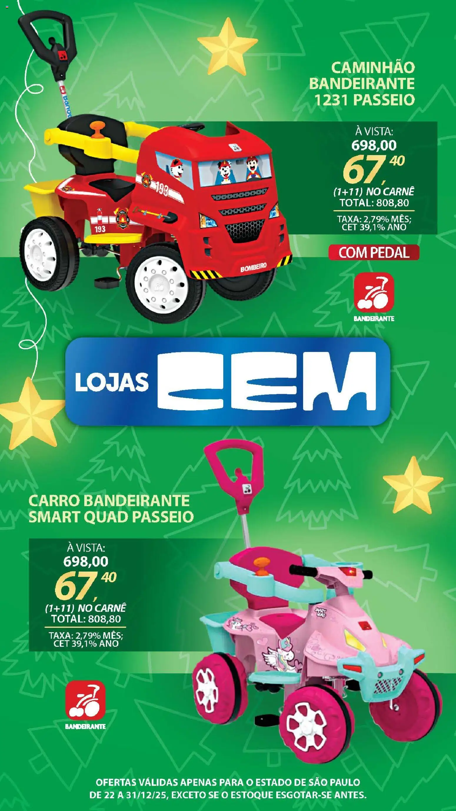 Lojas Cem Folheto - válido de 22.12.2025 | Página: 108 | Produtos: Carne