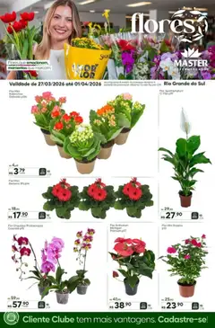 Master ofertas Flores - Pré-Visualização do folheto da loja Master, válido de 27.03.2026