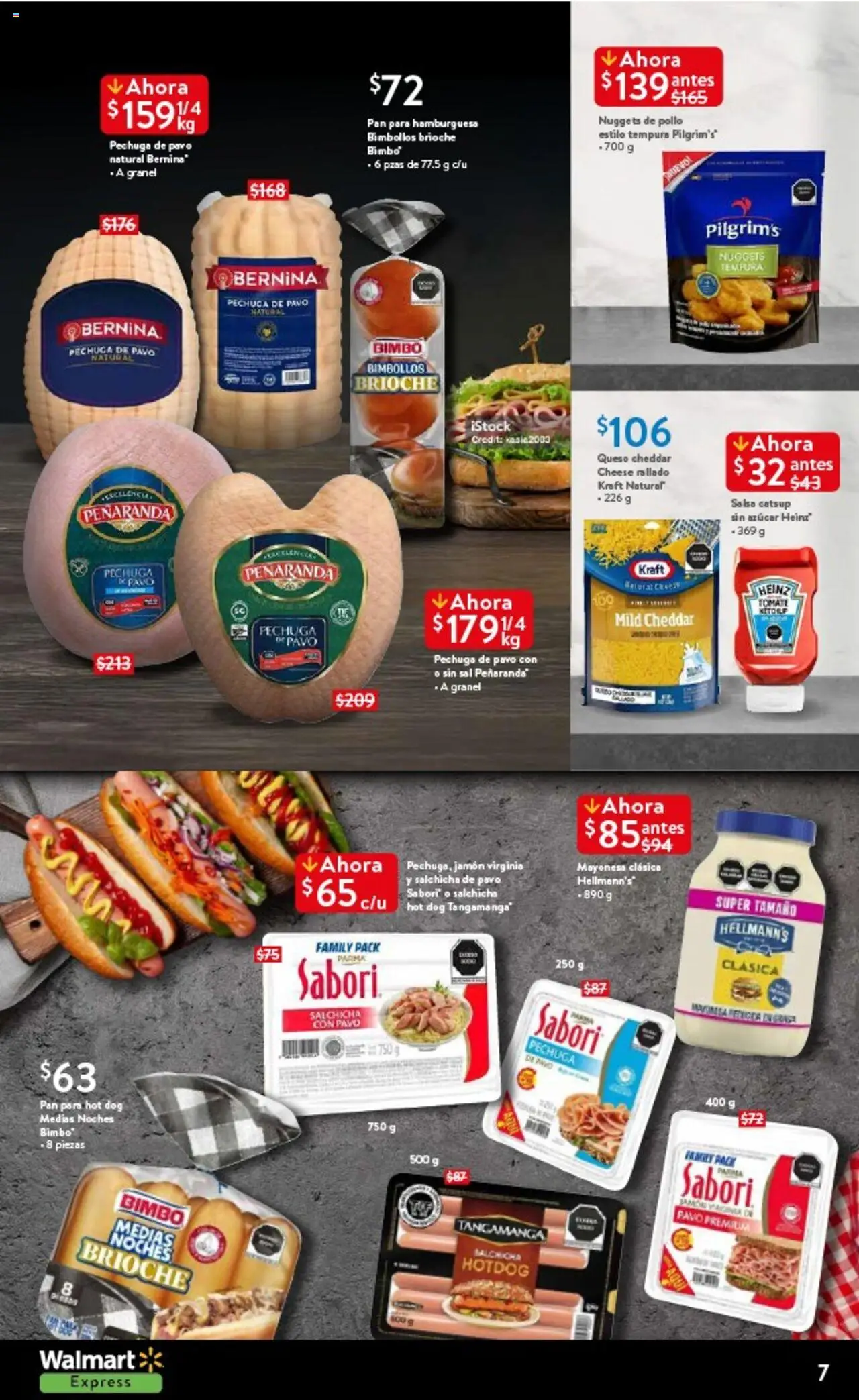 Nuevas ofertas de Walmart Express válidas en toda la República Mexicana desde el 14.08.2025. ¡Encuentra las mejores ofertas en Walmart Express - Folleto! | Página: 7 | Productos: Azúcar, Salchicha, Tomate, Queso