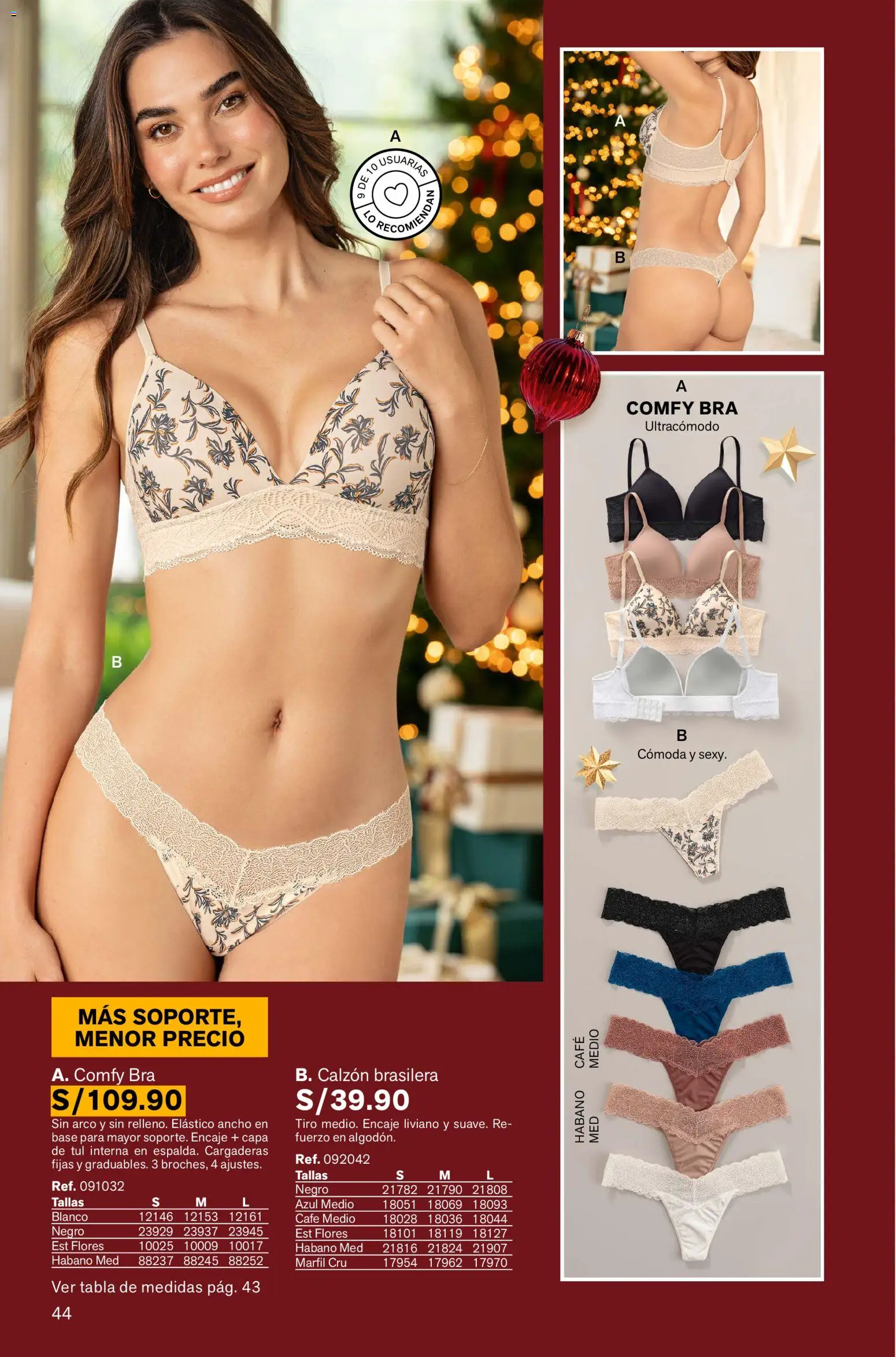 Catálogo Leonisa válido desde 05.12.2025 | Página: 44 | Productos: Cómoda, Café