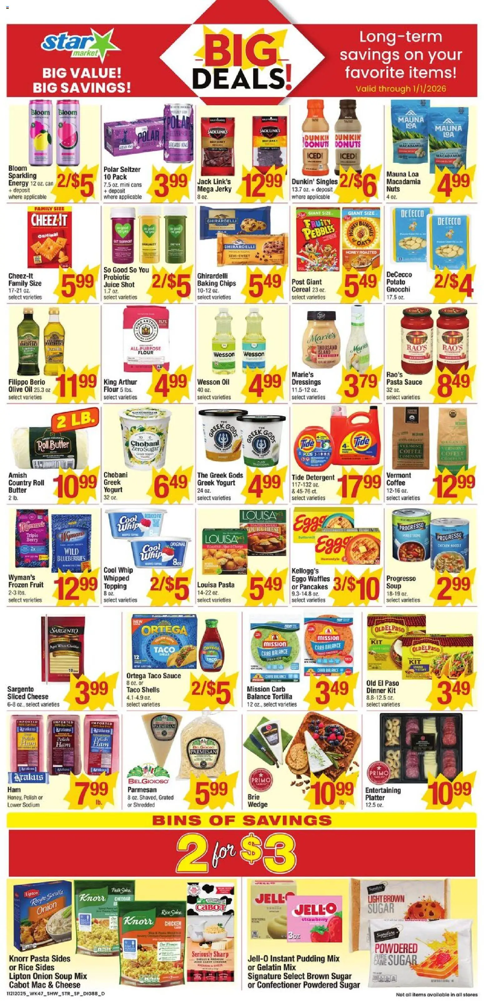 Star Market Weekly Ad - MA - valid from 21.11.2025 | Page: 10 | Products: Yogurt, Nuts, Sauce, Blueberries