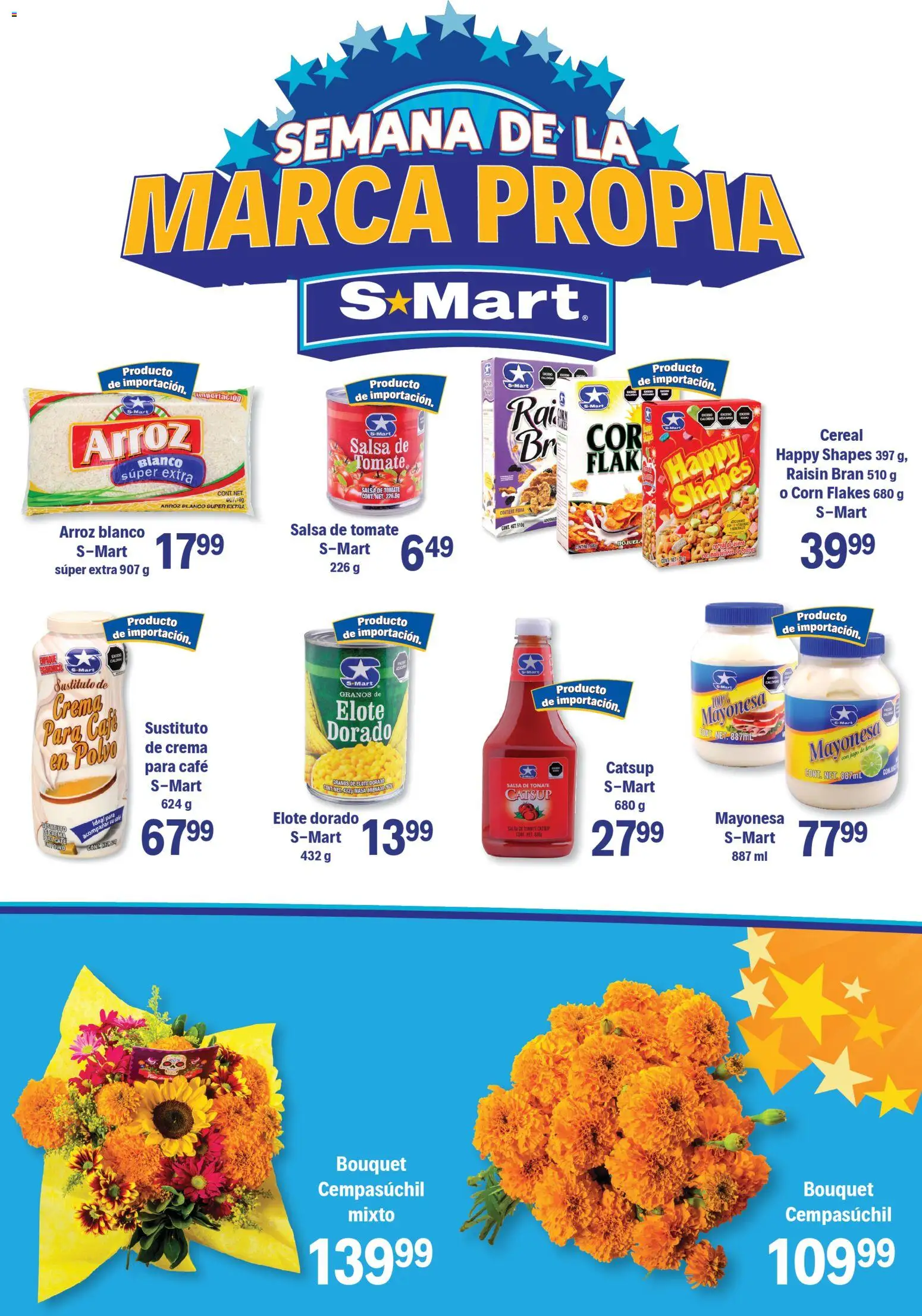 Nuevas ofertas de S-Mart válidas en toda la República Mexicana desde el 28.10.2025. ¡Encuentra las mejores ofertas en S-Mart folleto Nuevo Laredo! | Página: 5 | Productos: Mayonesa, Crema, Arroz, Salsa de tomate