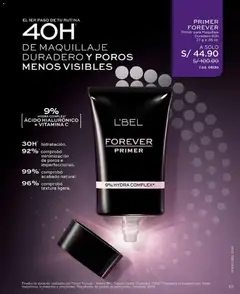 Vista previa de folleto L'Bel - Campaña 4 de la L'Bel válido desde 31.01.2026 | Página: 57 | Productos: Maquillaje