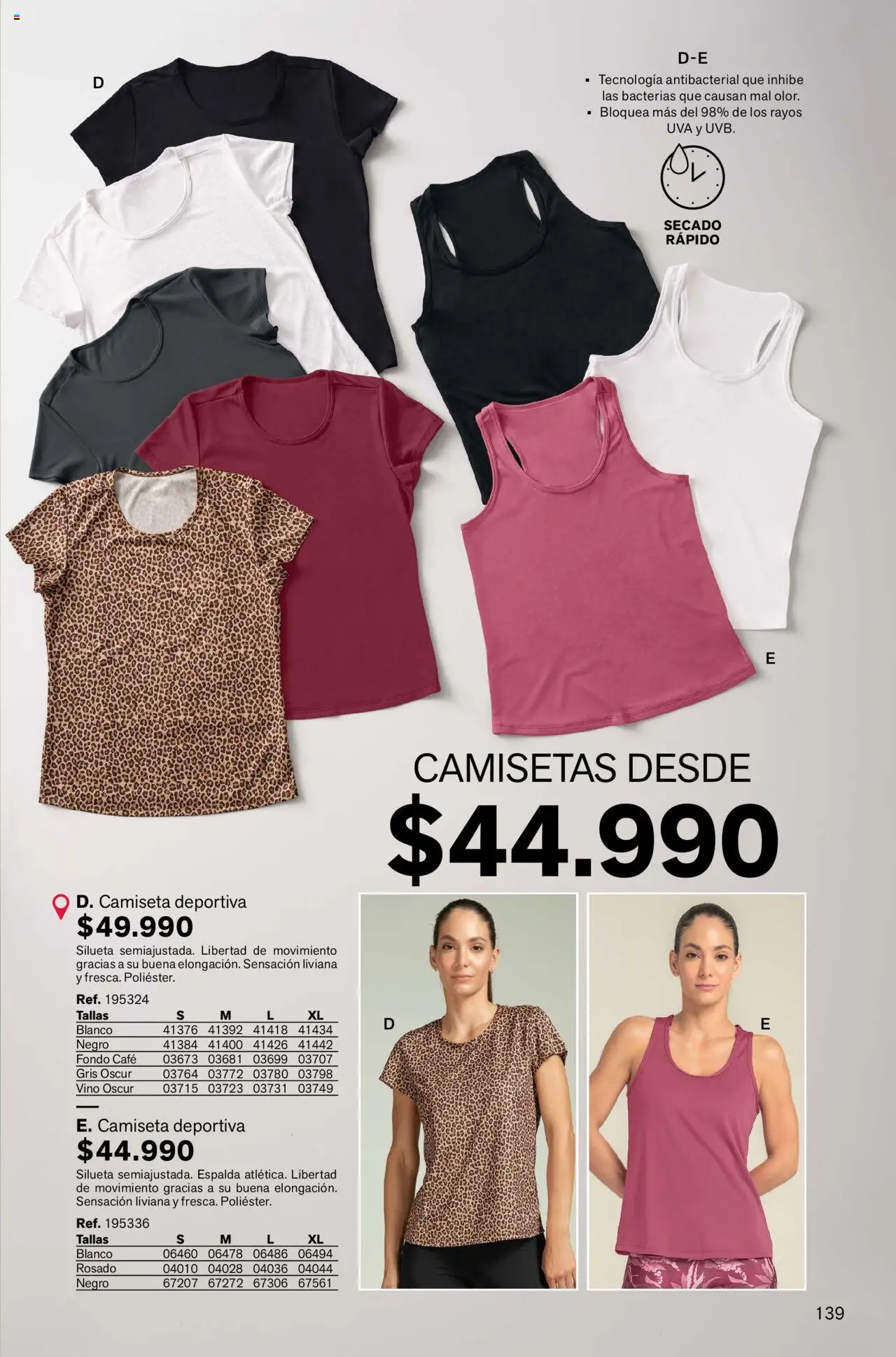 Leonisa revista - valida desde el 04.08.2025 | Página: 139 | Productos: Camiseta, Uva, Café, Vino
