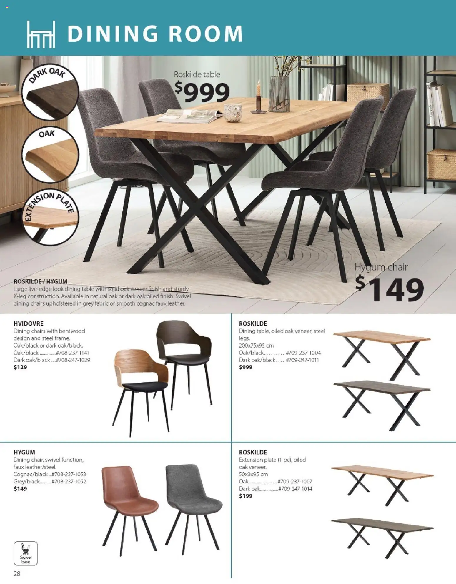 JYSK flyer valid from 01.01.2026 | Page: 28 | Products: Table, Chair