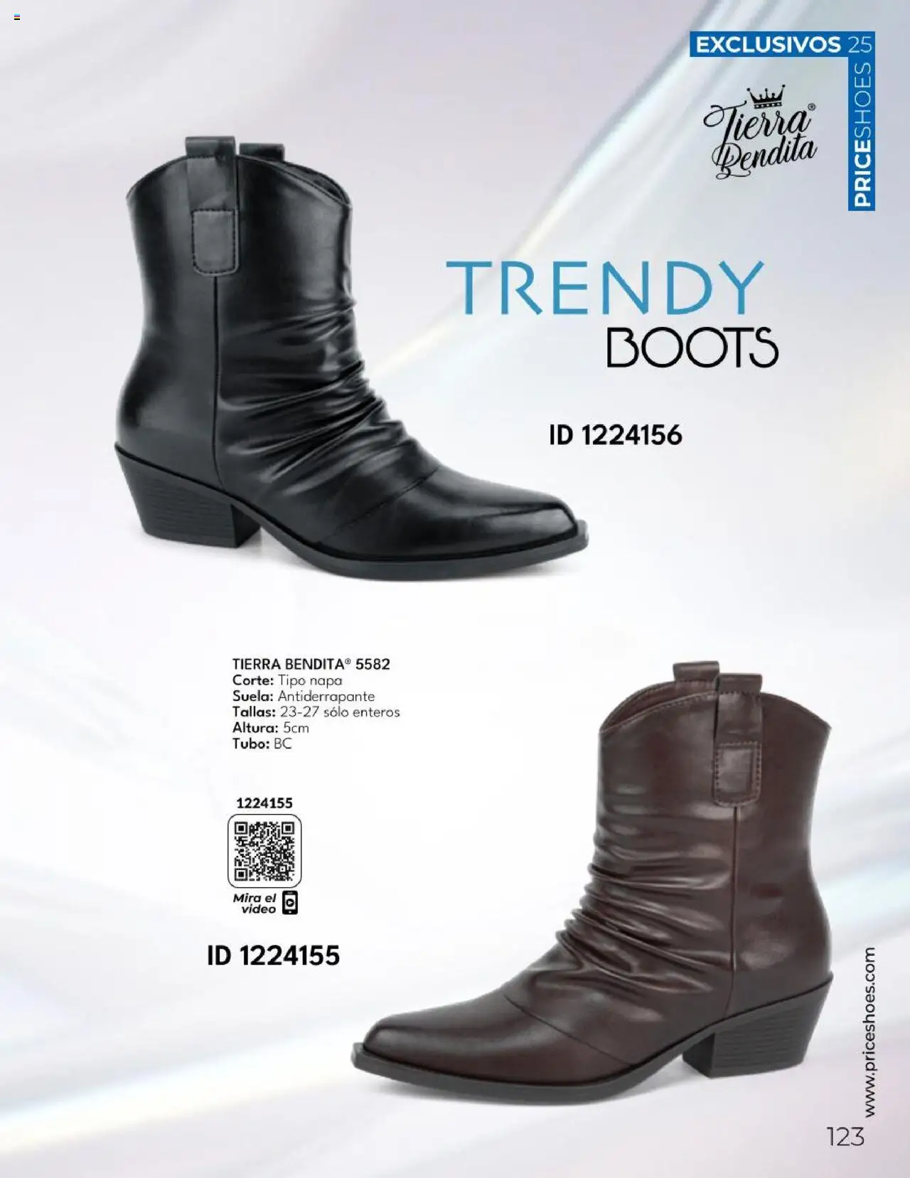 Nuevas ofertas de Price Shoes válidas en toda la República Mexicana desde el 26.06.2025. ¡Encuentra las mejores ofertas en Price Shoes catálogo Botas ! | Página: 123 | Productos: Video