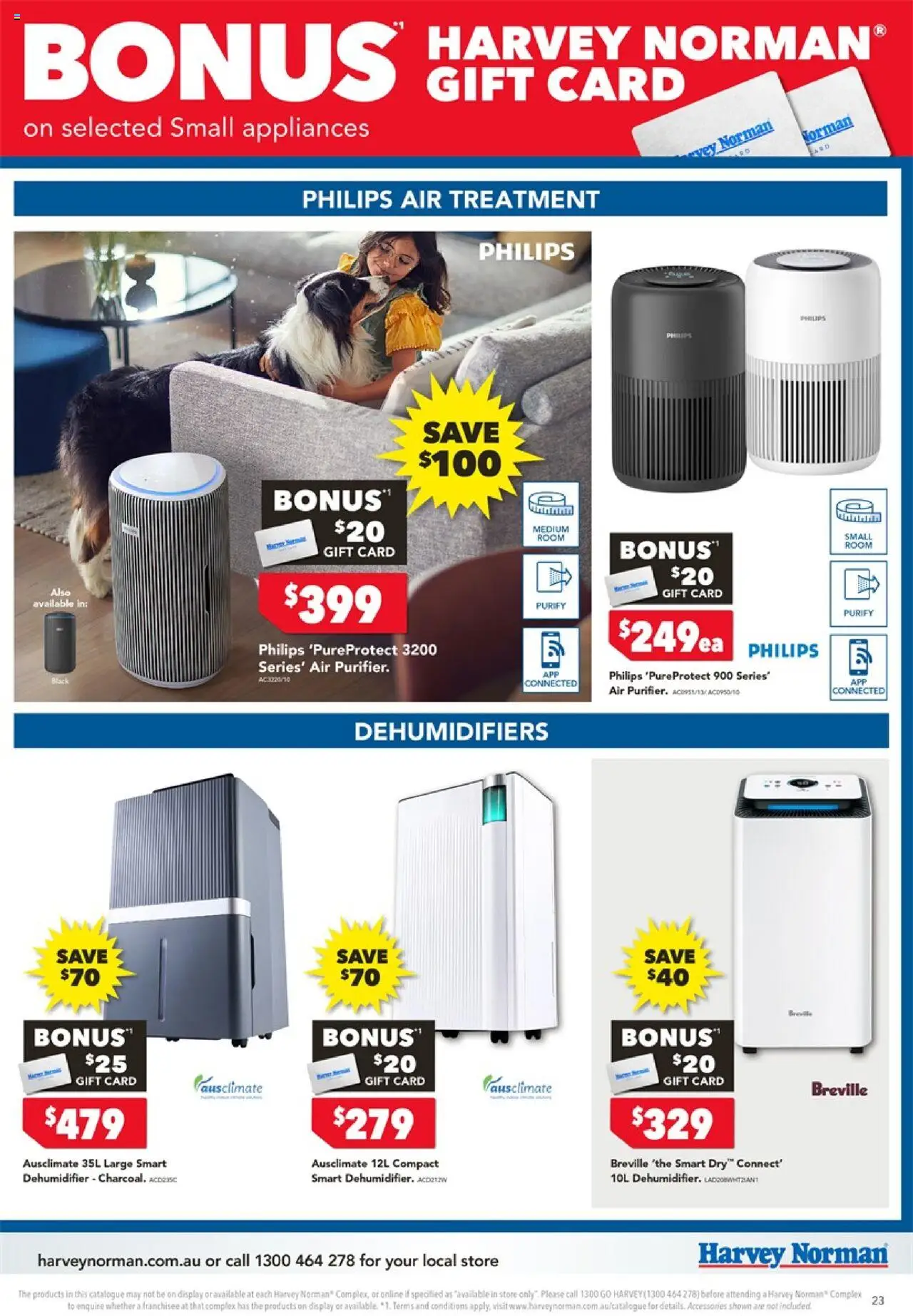 Harvey Norman catalogue - valid from 18.10.2025 | Page: 23 | Products: Accessories, Dehumidifier, Treatment