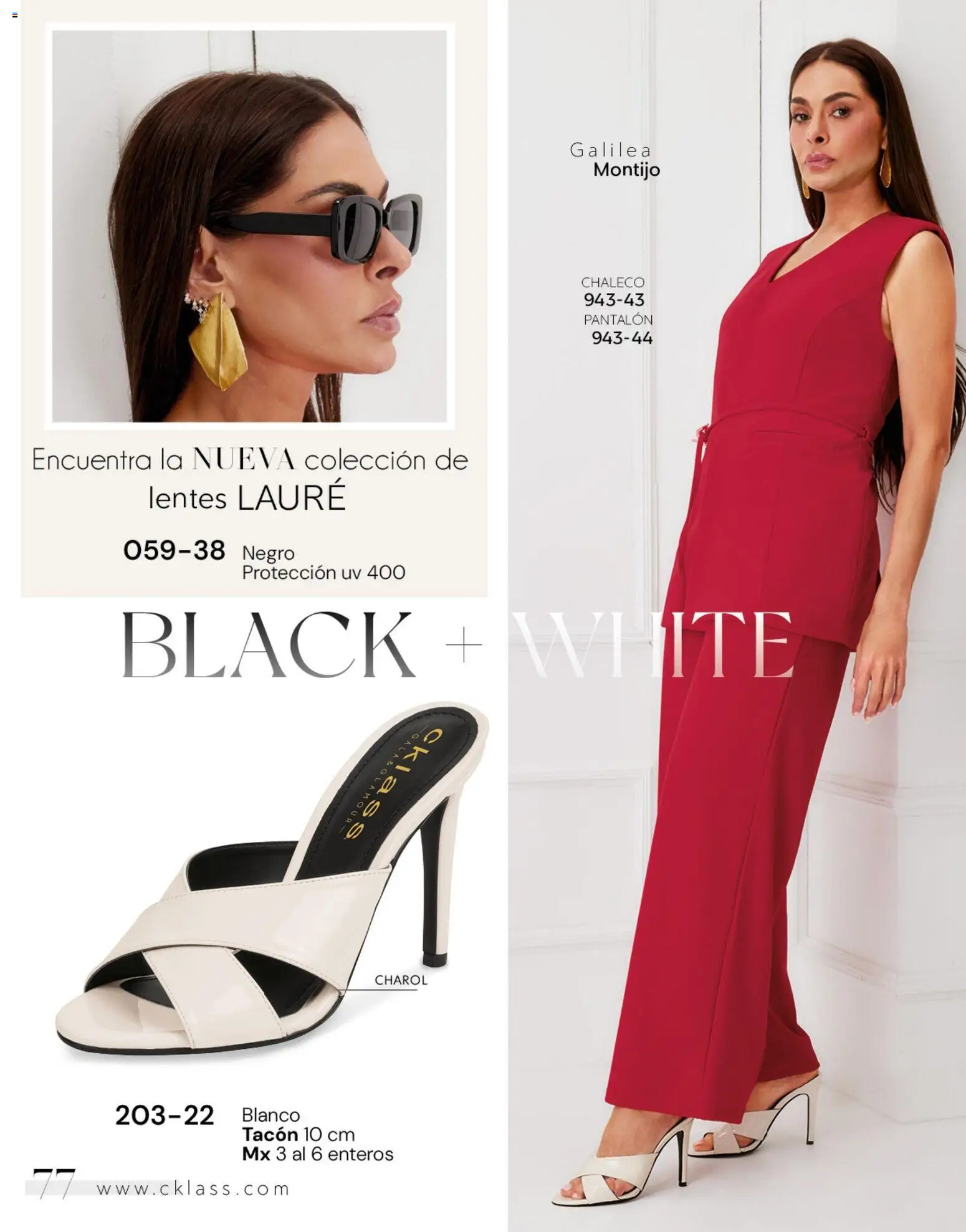 Nuevas ofertas de Cklass válidas en toda la República Mexicana desde el 02.01.2026. ¡Encuentra las mejores ofertas en Cklass catálogo Gala & Glamour! | Página: 13 | Productos: Chaleco, Lentes