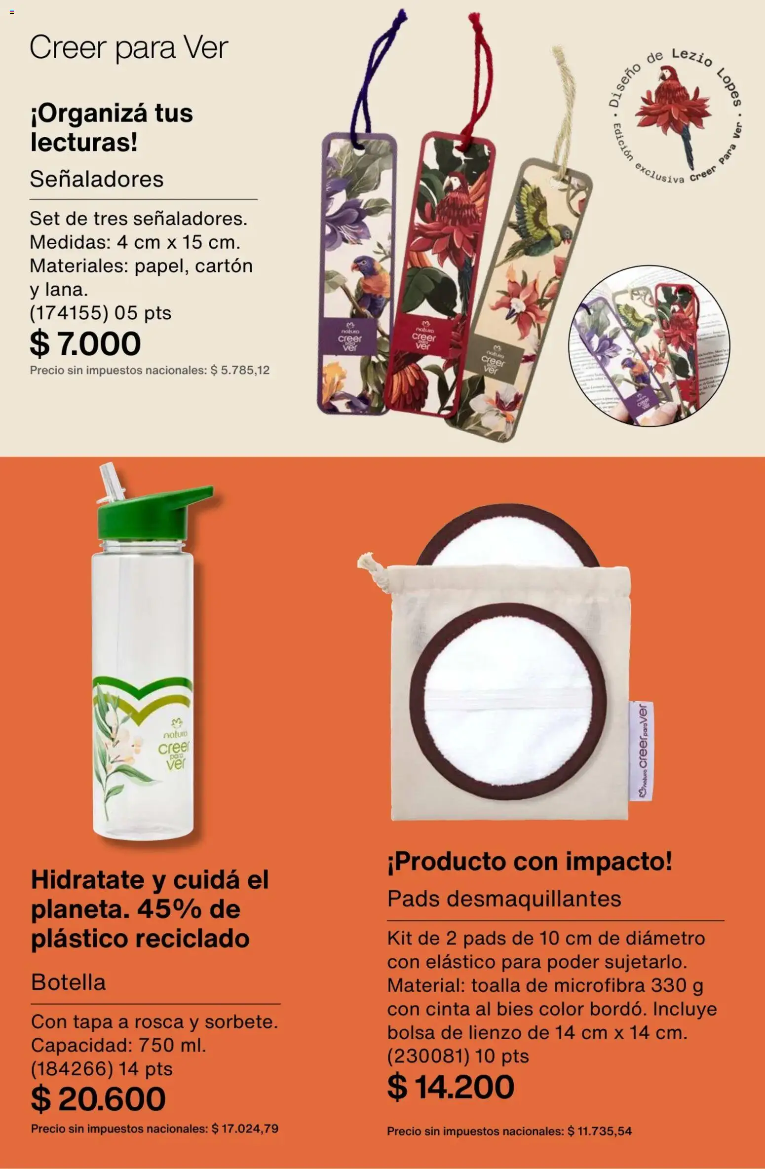 Catálogo Natura Ciclo 1/2026 │ válido desde el 06.01.2026 | Página: 272 | Productos: Toalla, Cinta, Bolsa, Botella