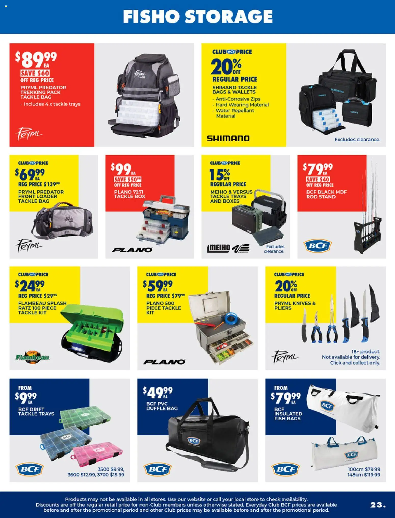 BCF catalogue - valid from 17.03.2026 | Page: 23 | Products: Box, Fish, Water, Bag