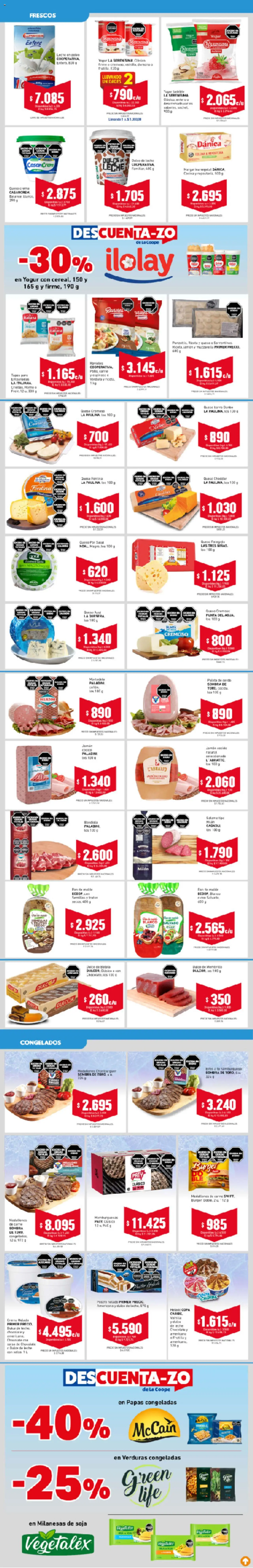 Cooperativa Obrera - Ahorrón │ válido desde el 04.09.2025 | Página: 4 | Productos: Jamón cocido, Mortadela, Semillas, Chocolate