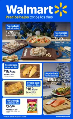 Vista previa de Walmart catálogo Ofertas, nuevo folleto de la tienda, válido en México a partir del 26.12.2025