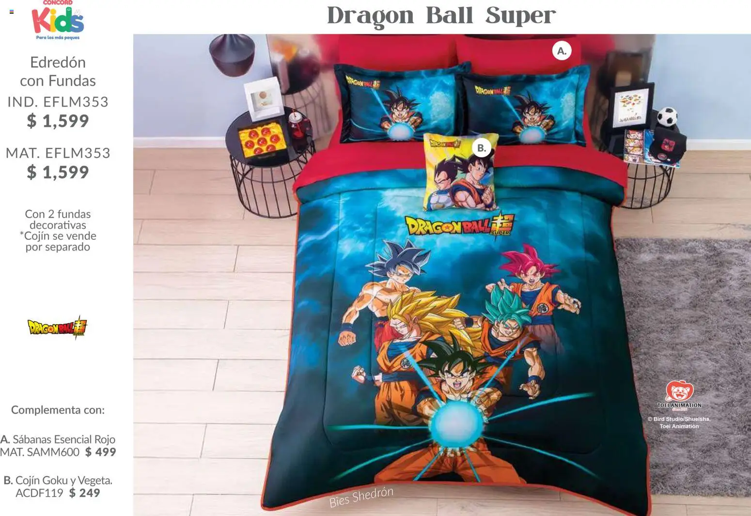 Nuevas ofertas de Colchas Concord válidas en toda la República Mexicana desde el 01.02.2026. ¡Encuentra las mejores ofertas en Colchas Concord catálogo Kids! | Página: 19 | Productos: Sabanas