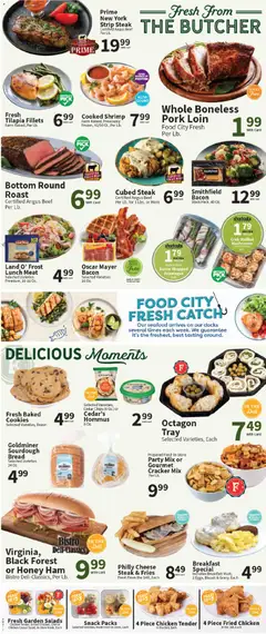 Preview of Food City weekly ads valid from 07.01.2026 | Page: 4 | Products: Asparagus, Cheese, Bread, Seafood