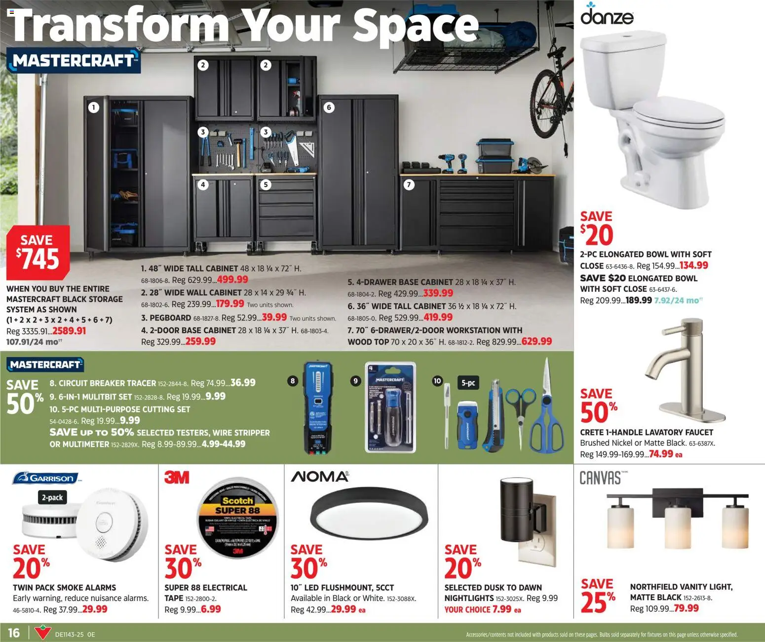 Canadian Tire flyer valid from 16.10.2025 | Page: 15 | Products: Cabinet
