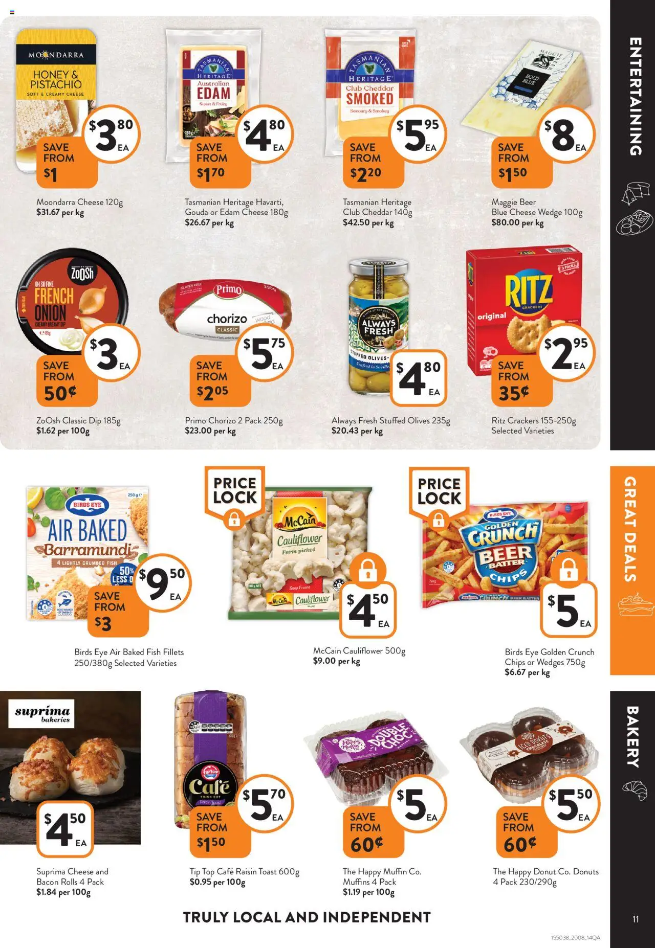 Foodworks catalogue - valid from 20.08.2025 | Page: 11 | Products: Honey, Olives, Chips, Cauliflower