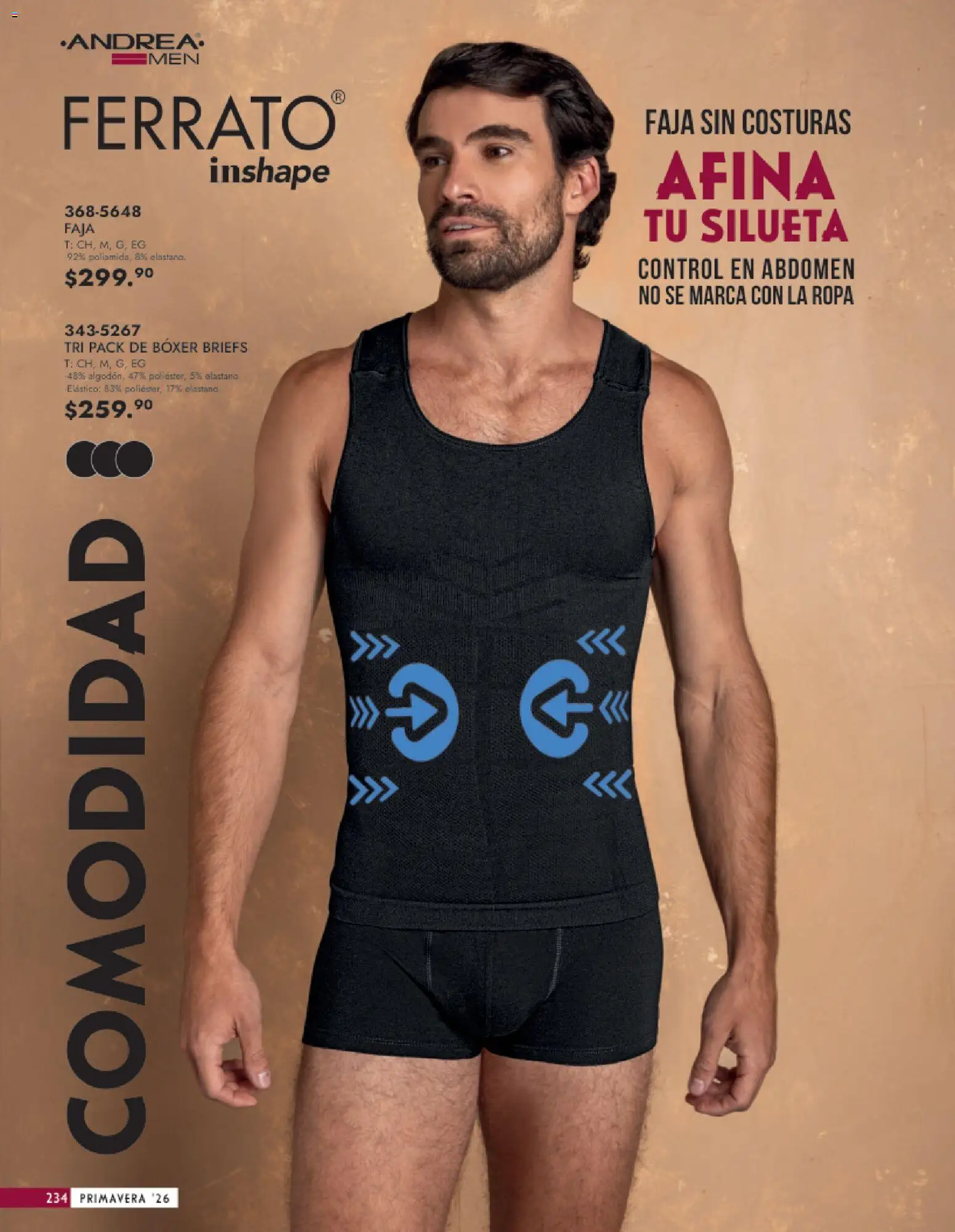 Nuevas ofertas de Andrea válidas en toda la República Mexicana desde el 25.01.2026. ¡Encuentra las mejores ofertas en Andrea catálogo Vestir Caballero ! | Página: 76