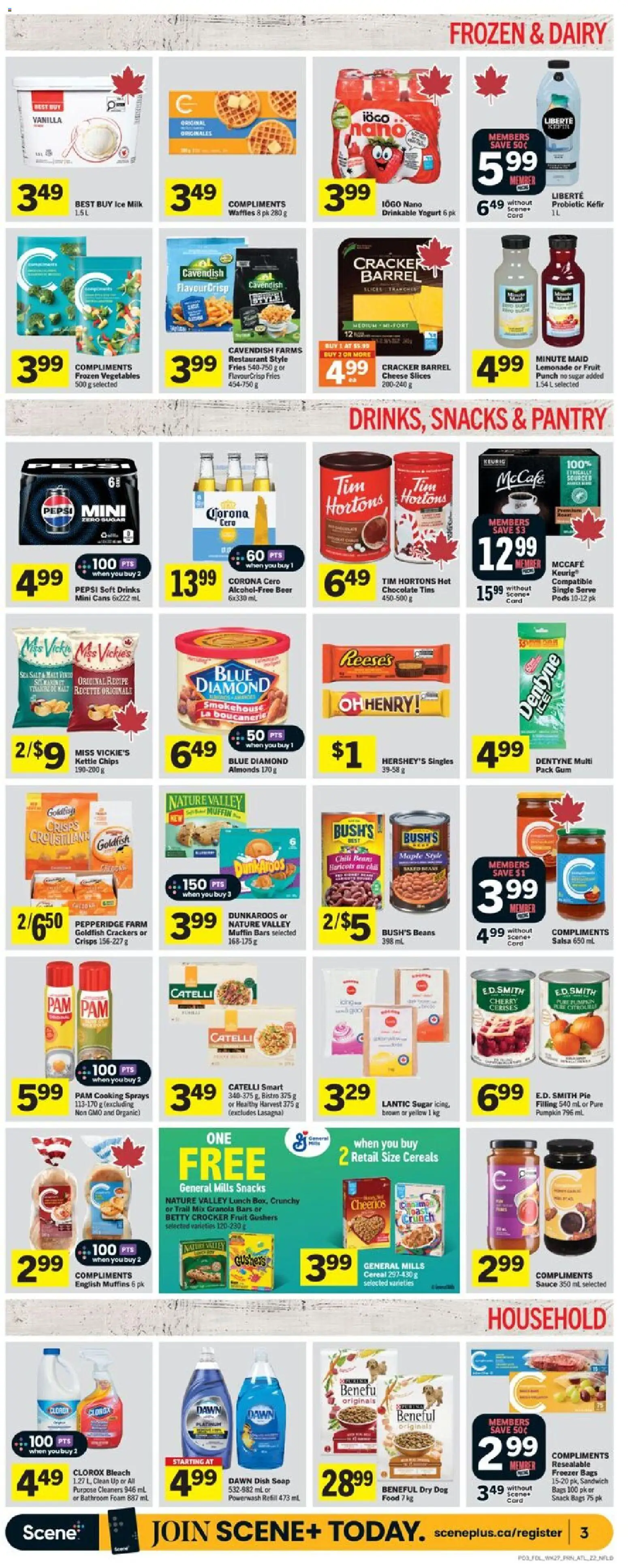 Foodland flyer valid from 30.10.2025 | Page: 4 | Products: Cereals, Chips, Cheese, Yogurt
