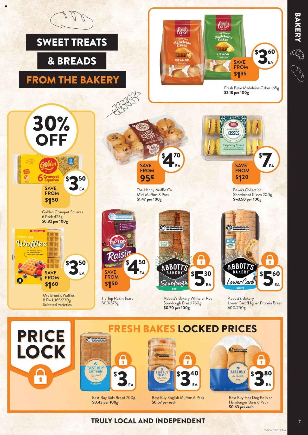 Foodworks catalogue - valid from 08.10.2025 | Page: 7 | Products: Cream, Rye, Lemon, Bakery