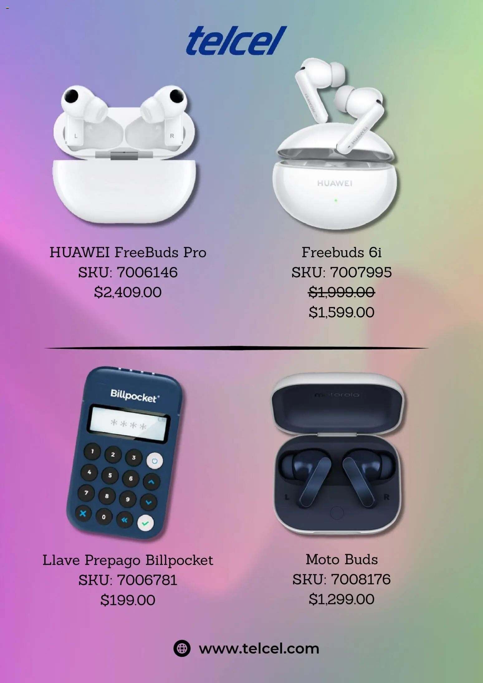 Nuevas ofertas de Telcel válidas en toda la República Mexicana desde el 07.01.2026. ¡Encuentra las mejores ofertas en Telcel catálogo! | Página: 5 | Productos: Llave