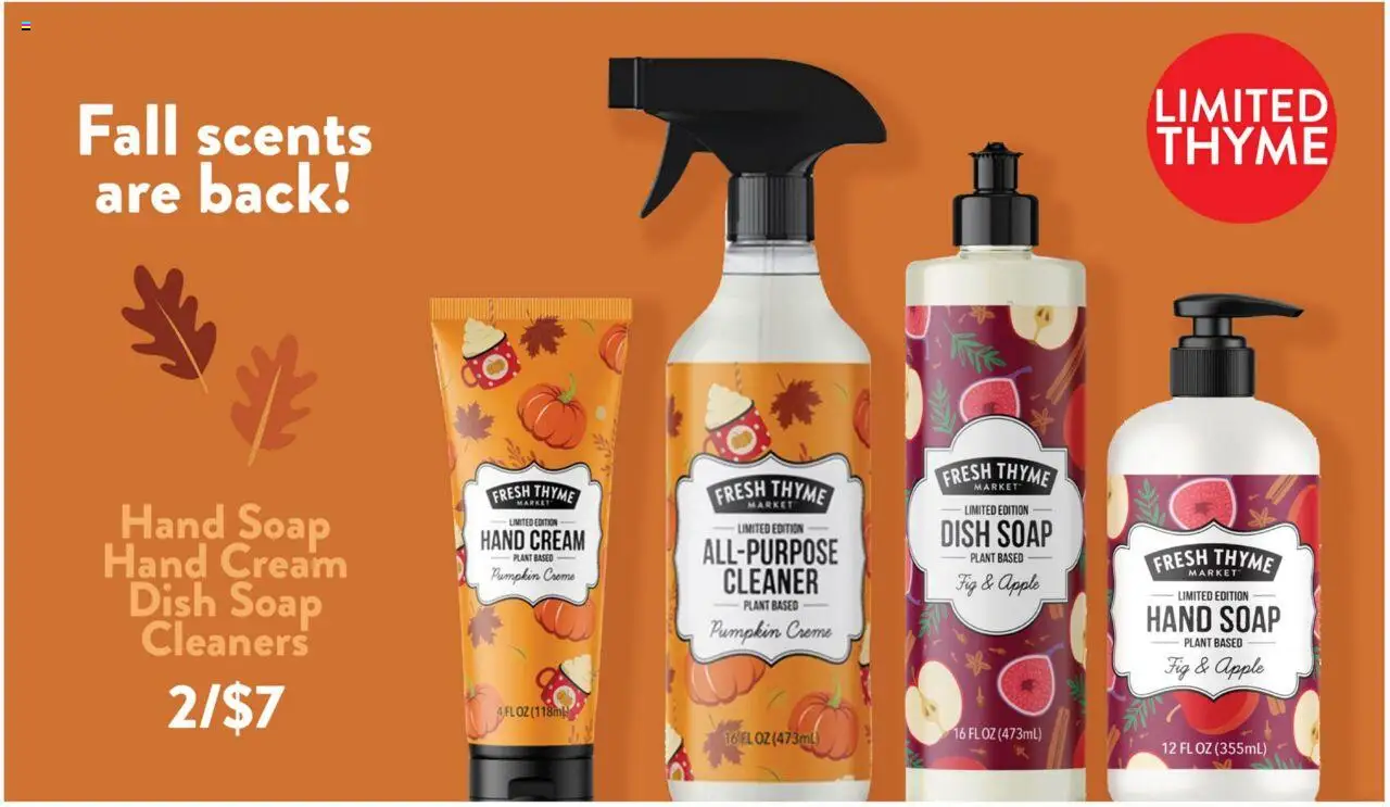 Fresh Thyme Weekly Ad - MO - valid from 10.09.2025 | Page: 6 | Products: Hand cream, Soap, Cream, Pumpkin