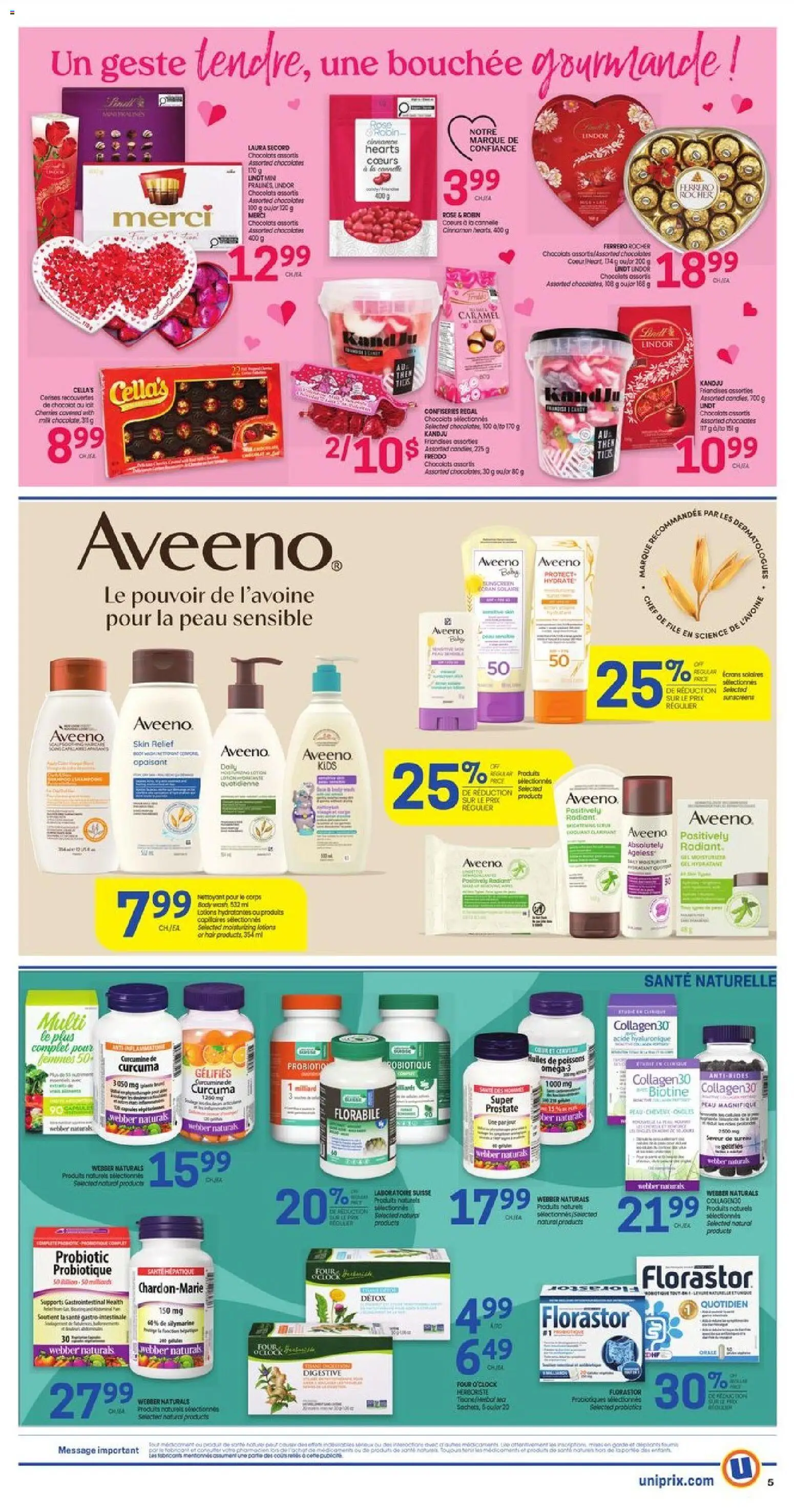 Uniprix flyer valid from 22.01.2026 | Page: 6 | Products: Body wash, Milk