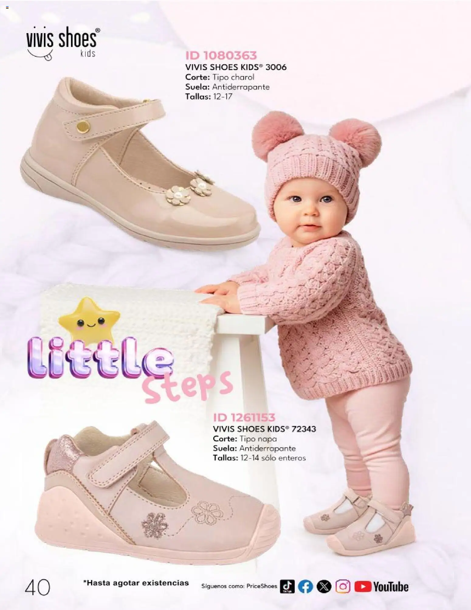 Nuevas ofertas de Price Shoes válidas en toda la República Mexicana desde el 06.12.2025. ¡Encuentra las mejores ofertas en Price Shoes catálogo Bebés! | Página: 40