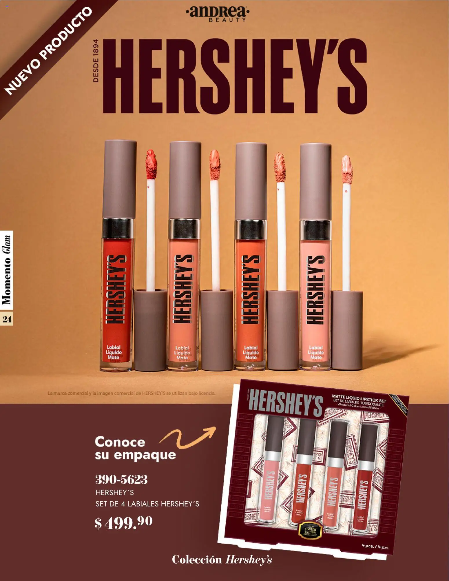 Nuevas ofertas de Andrea válidas en toda la República Mexicana desde el 26.10.2025. ¡Encuentra las mejores ofertas en Andrea catálogo Momento Glam! | Página: 24 | Productos: Mate