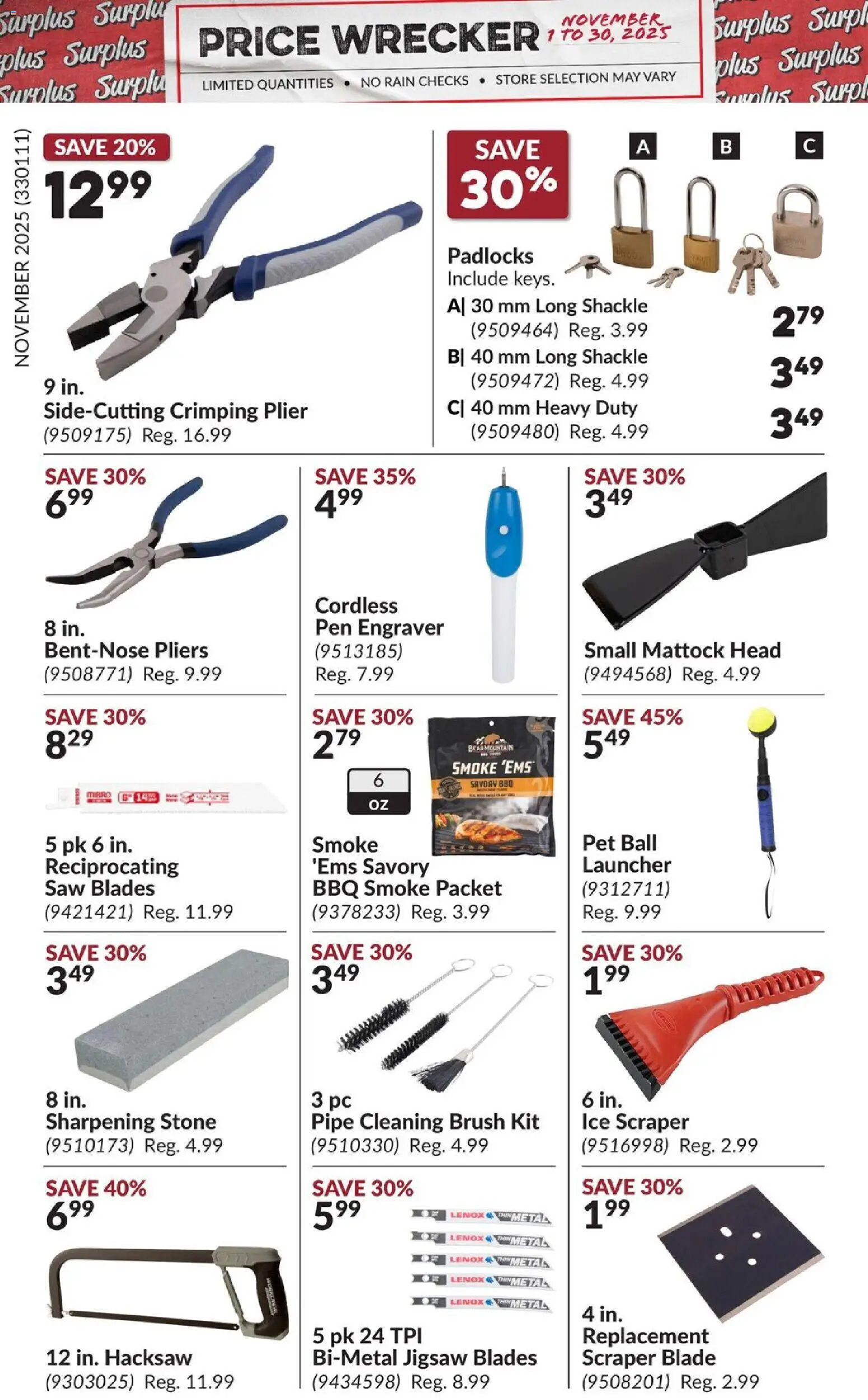 Princess Auto flyer valid from 01.11.2025 | Page: 16 | Products: PC, Brush