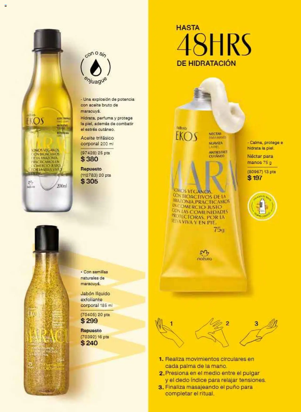 Nuevas ofertas de Natura válidas en toda la República Mexicana desde el 12.10.2025. ¡Encuentra las mejores ofertas en Natura - Campaña 16 2025! | Página: 125 | Productos: Jabón líquido, Exfoliante corporal, Semillas, Jabón
