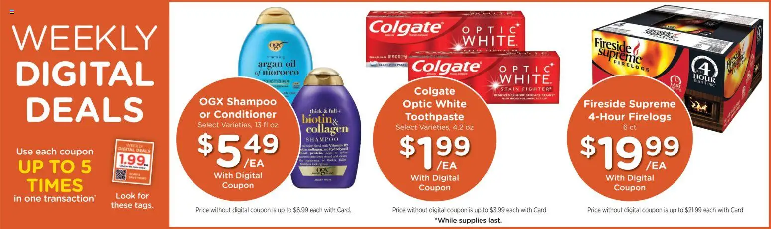 Fred Meyer Weekly Ad - valid from 02.01.2026 | Page: 4 | Products: Vitamin, Shampoo, Oil, Toothpaste
