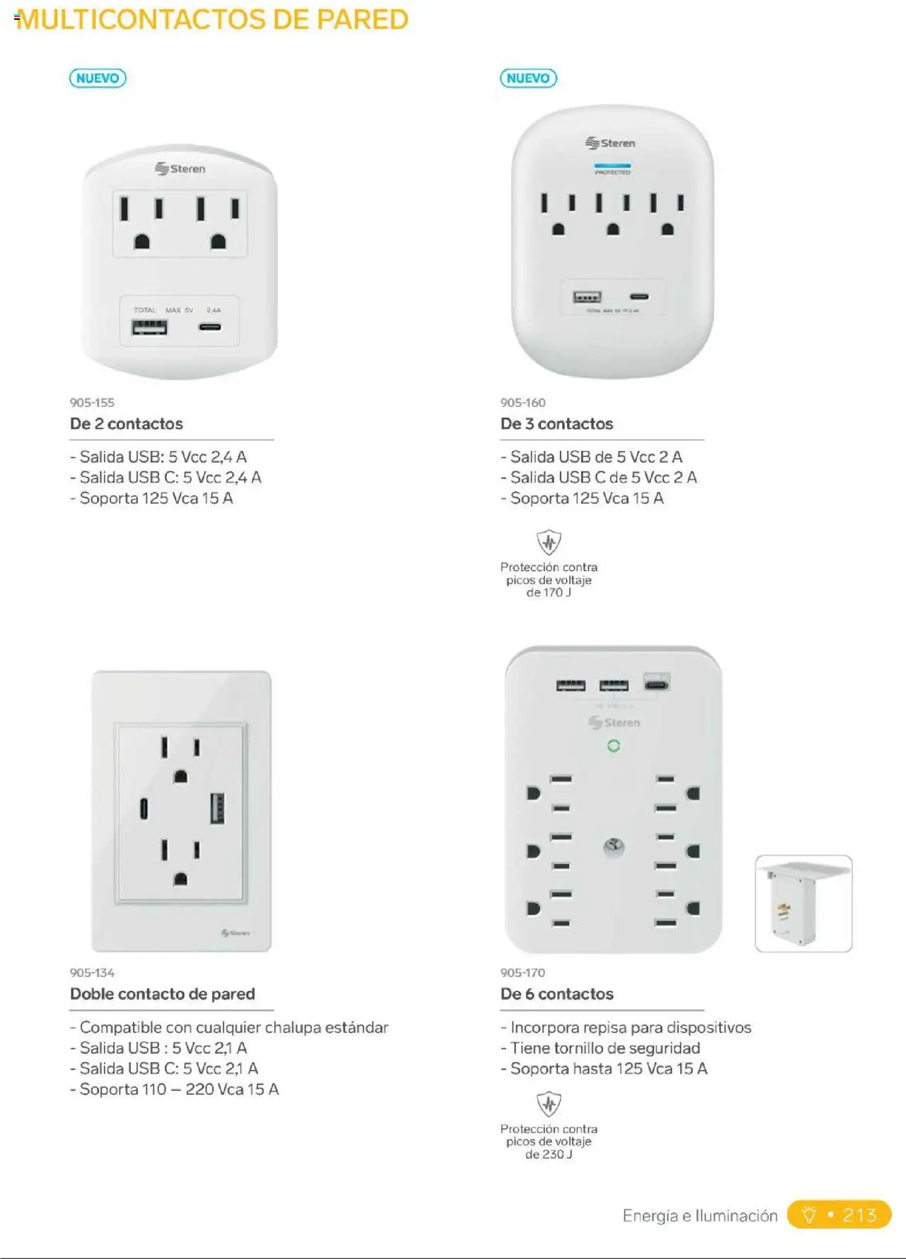 Nuevas ofertas de Steren válidas en toda la República Mexicana desde el 01.01.2025. ¡Encuentra las mejores ofertas en Steren catálogo! | Página: 231 | Productos: Usb, Repisa, Tornillo