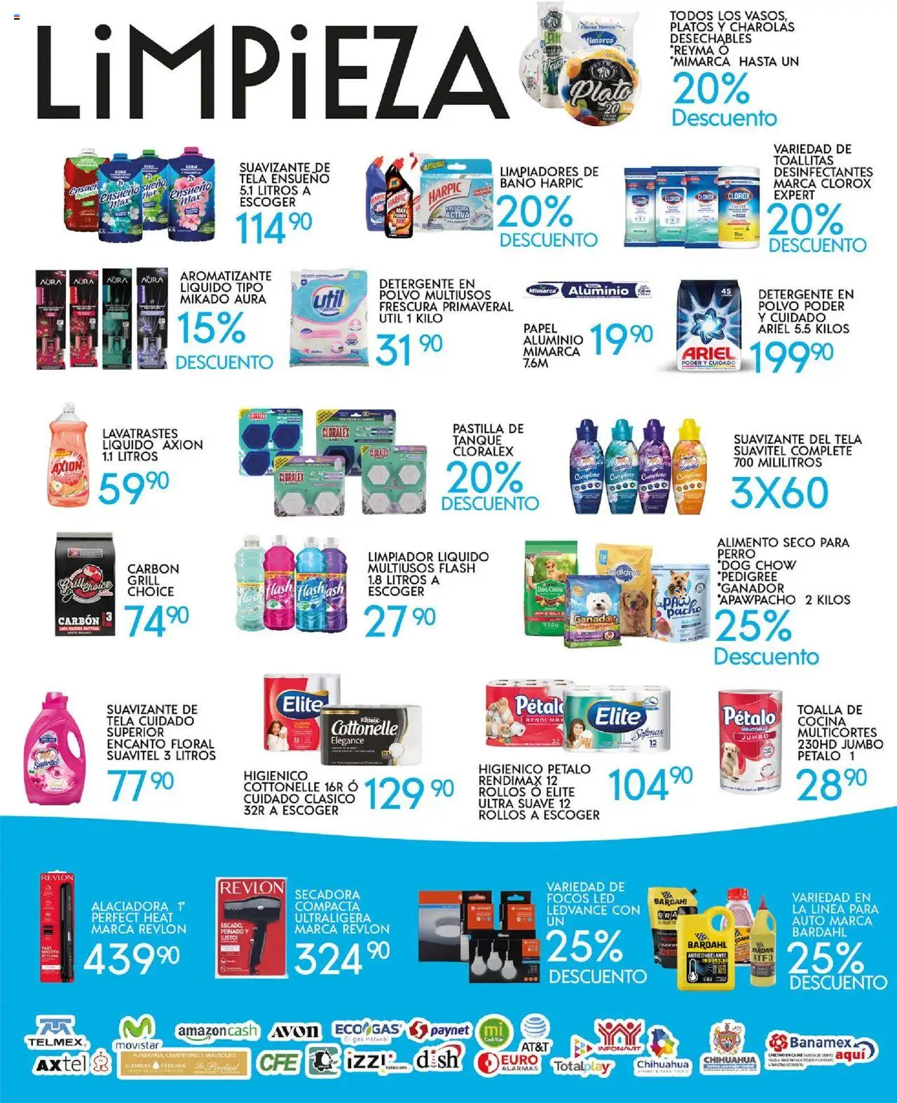Nuevas ofertas de Alsuper válidas en toda la República Mexicana desde el 03.10.2025. ¡Encuentra las mejores ofertas en Alsuper - Folleto! | Página: 5 | Productos: Detergente, Suavizante, Toalla, Bowl