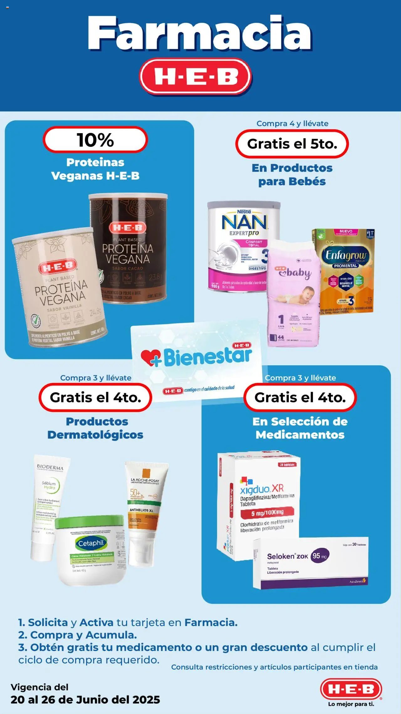 Nuevas ofertas de H-E-B válidas en toda la República Mexicana desde el 20.06.2025. ¡Encuentra las mejores ofertas en H-E-B folleto! | Página: 16 | Productos: Crema, Leche, Cacao, Tableta