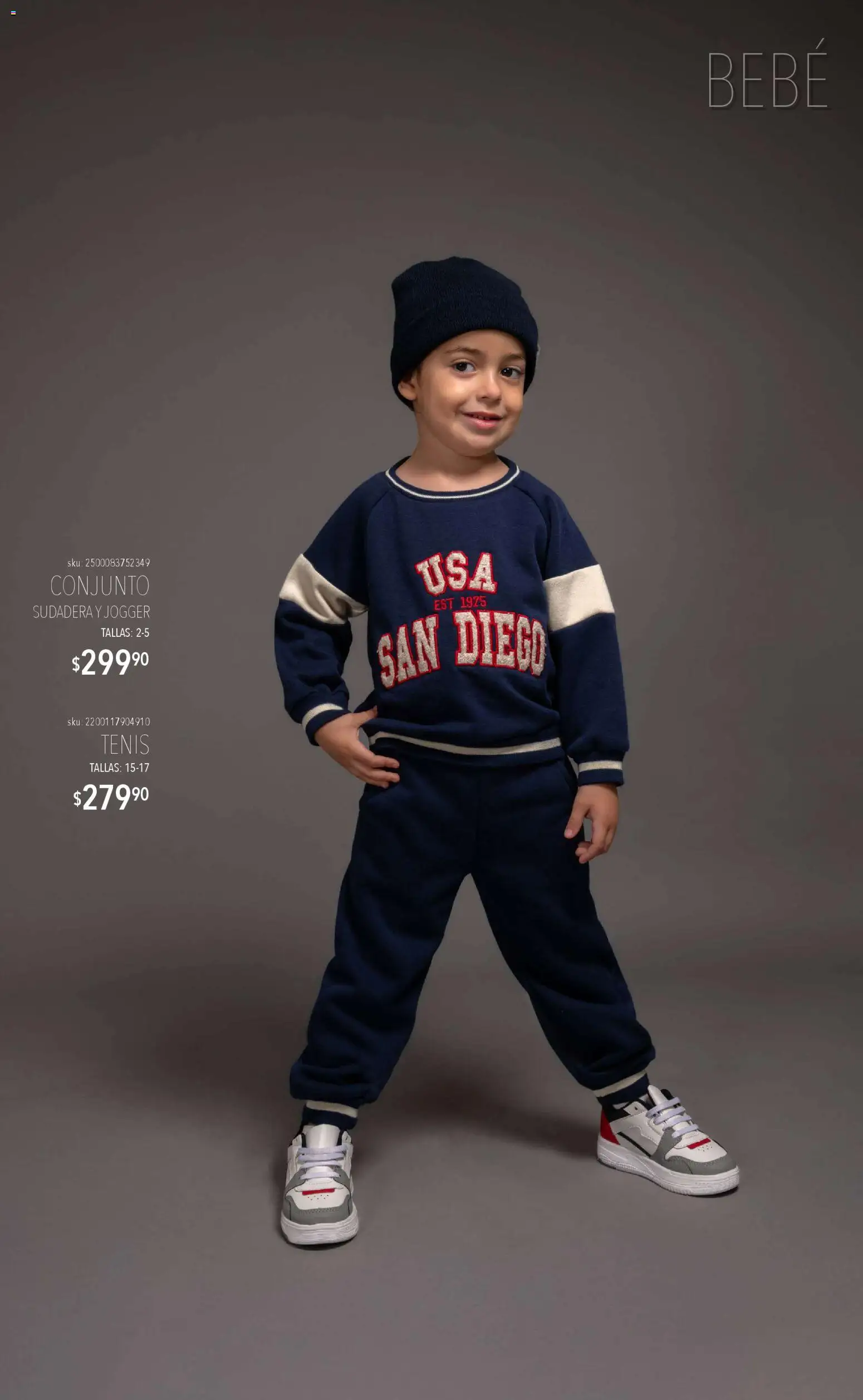 Nuevas ofertas de Del Sol y Woolworth válidas en toda la República Mexicana desde el 06.11.2025. ¡Encuentra las mejores ofertas en Del Sol y Woolworth catálogo Luce el Invierno! | Página: 17 | Productos: Tenis, Sudadera, Conjunto