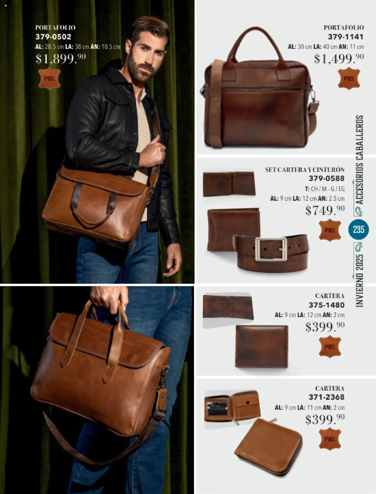 Nuevas ofertas de Andrea válidas en toda la República Mexicana desde el 26.11.2025. ¡Encuentra las mejores ofertas en Andrea catálogo Invierno! | Página: 235 | Productos: Cinturón