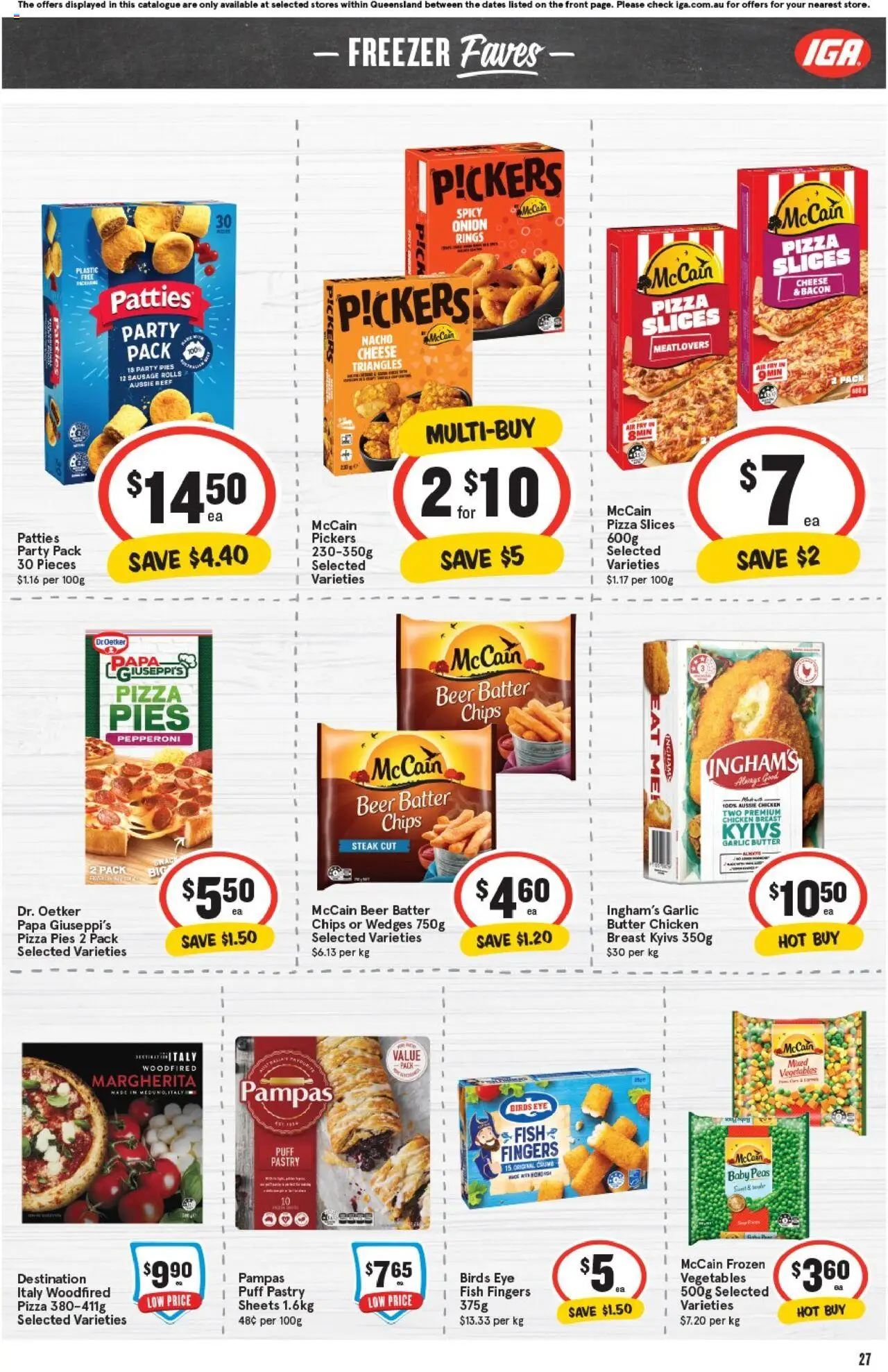 IGA catalogue - valid from 08.10.2025 | Page: 30 | Products: Bacon, Beer, Fish, Sausage