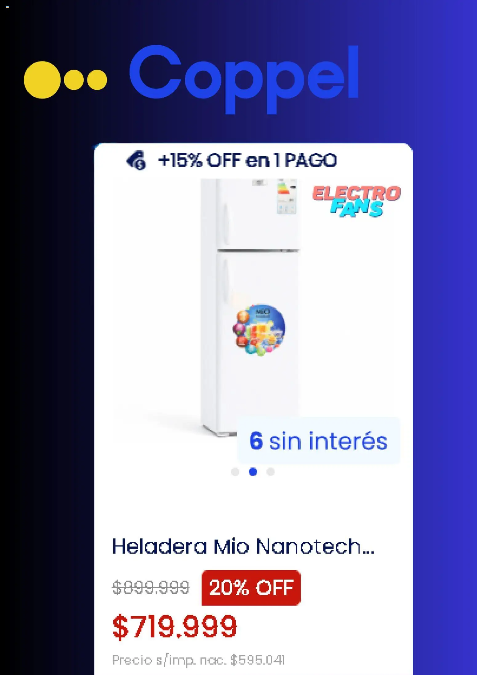 Coppel catálogo │ válido desde el 11.03.2026 | Página: 5 | Productos: Heladera