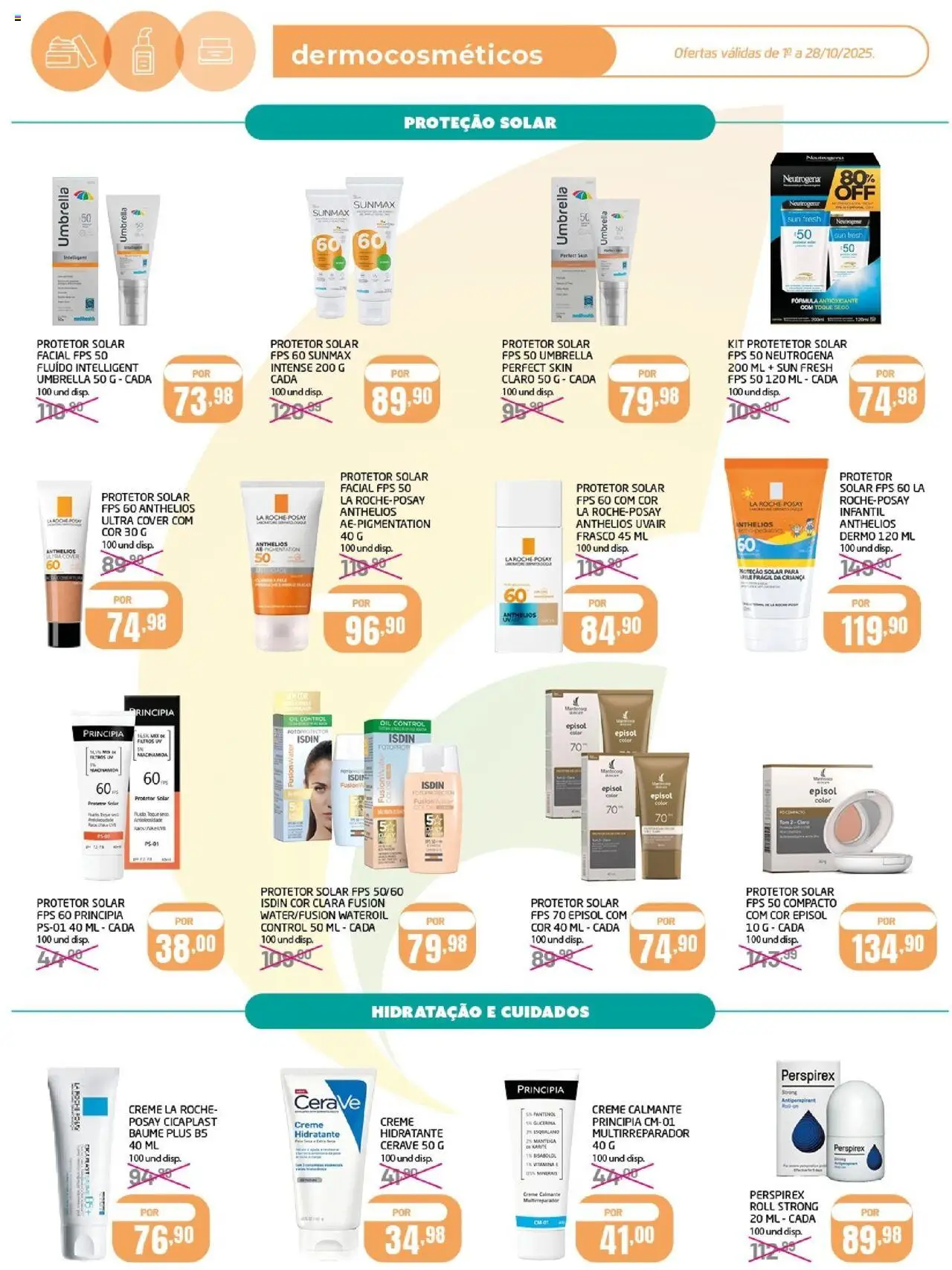 Cooper Folheto - válido de 01.10.2025 | Página: 2 | Produtos: Cola, Manteiga, Creme, Protetor solar facial