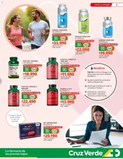 Bienestar Cruz Verde válido desde el 01.10.2025 | Página: 9 | Productos: Pescado, Aceite