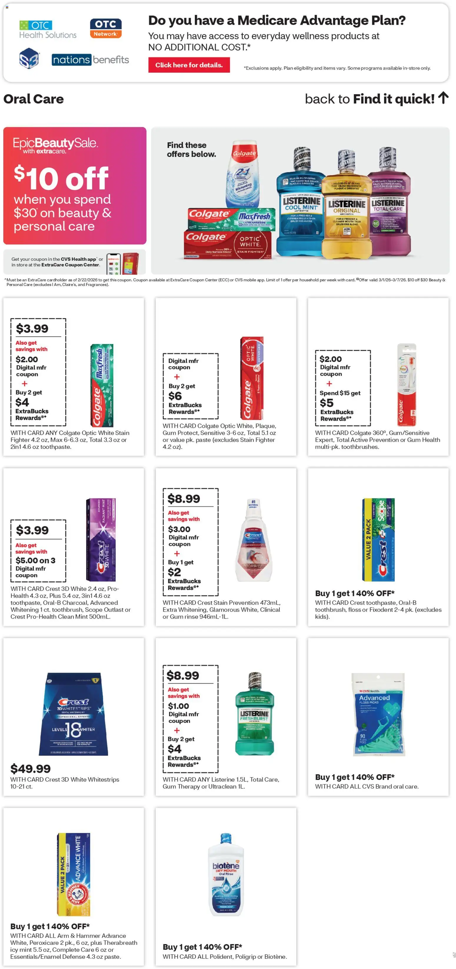 CVS Pharmacy Weekly Ad - WA - valid from 01.03.2026 | Page: 14 | Products: Press, Hammer, Hat