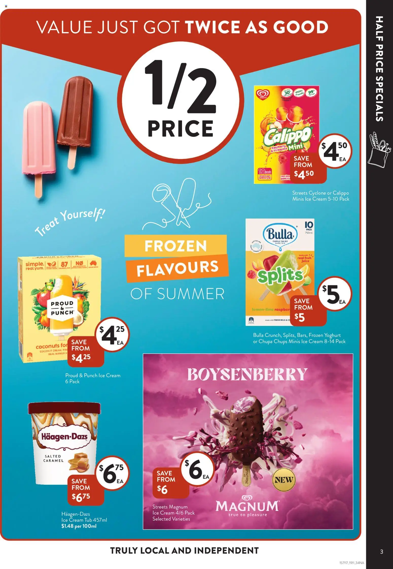 Foodworks catalogue - valid from 19.11.2025 | Page: 3 | Products: Yoghurt, Pineapple, Ice cream, Raspberry