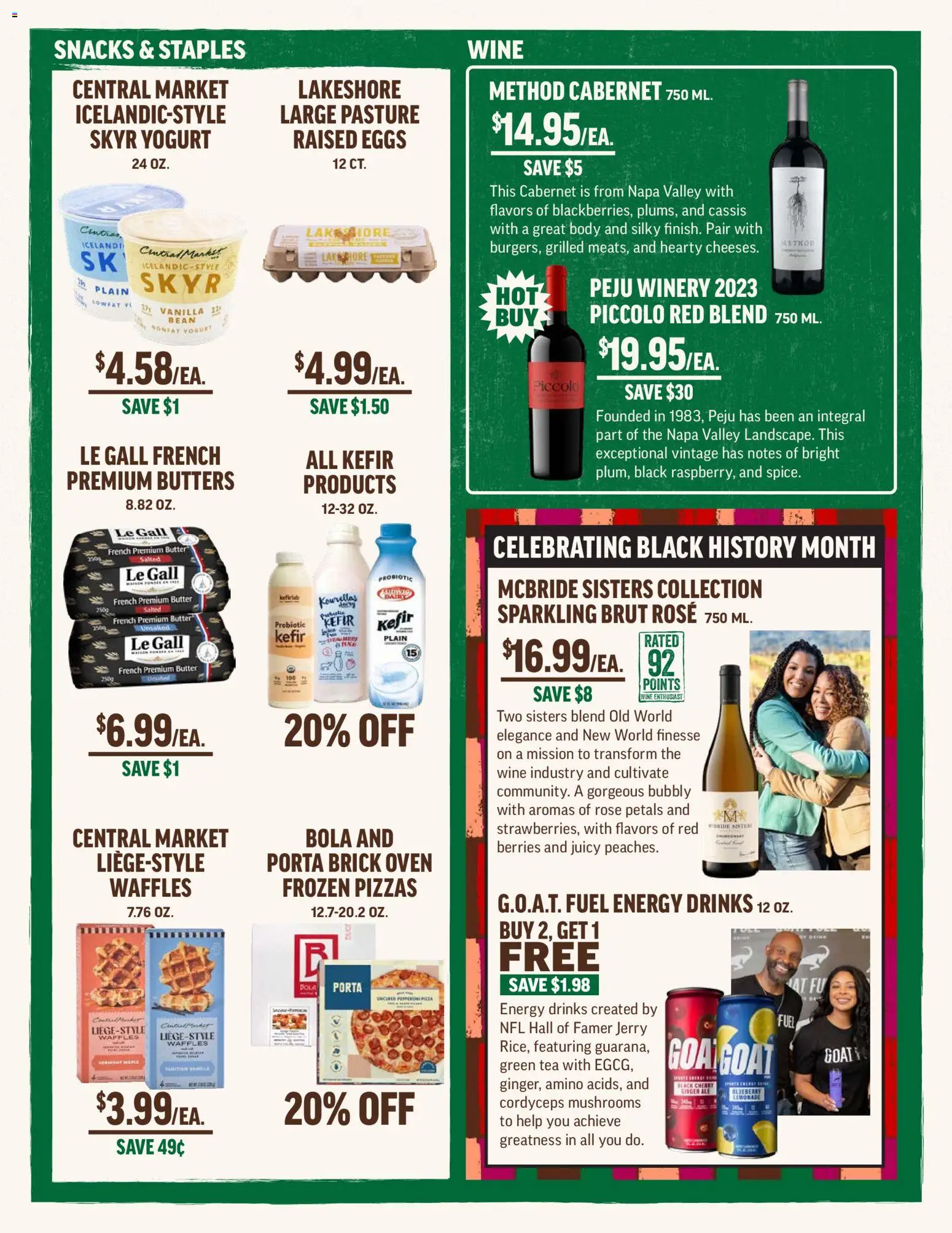 Central Market Weekly Ad - valid from 25.02.2026 | Page: 5 | Products: Berries, Mushrooms, Yogurt, Oven