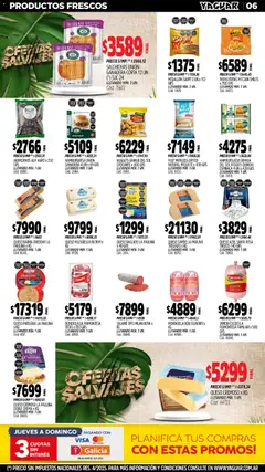 Vista previa Yaguar - Jujuy válido desde el 03.11.2025 | Página: 6 | Productos: Mortadela, Salame, Espinaca, Papas fritas