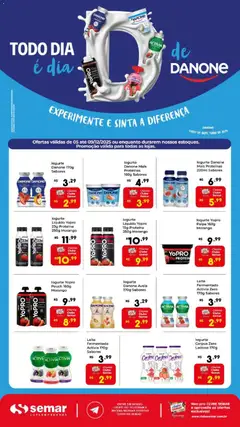 Semar Supermercado - Ofertas Danone - Pré-Visualização do folheto da loja Semar Supermercado, válido de 05.12.2025