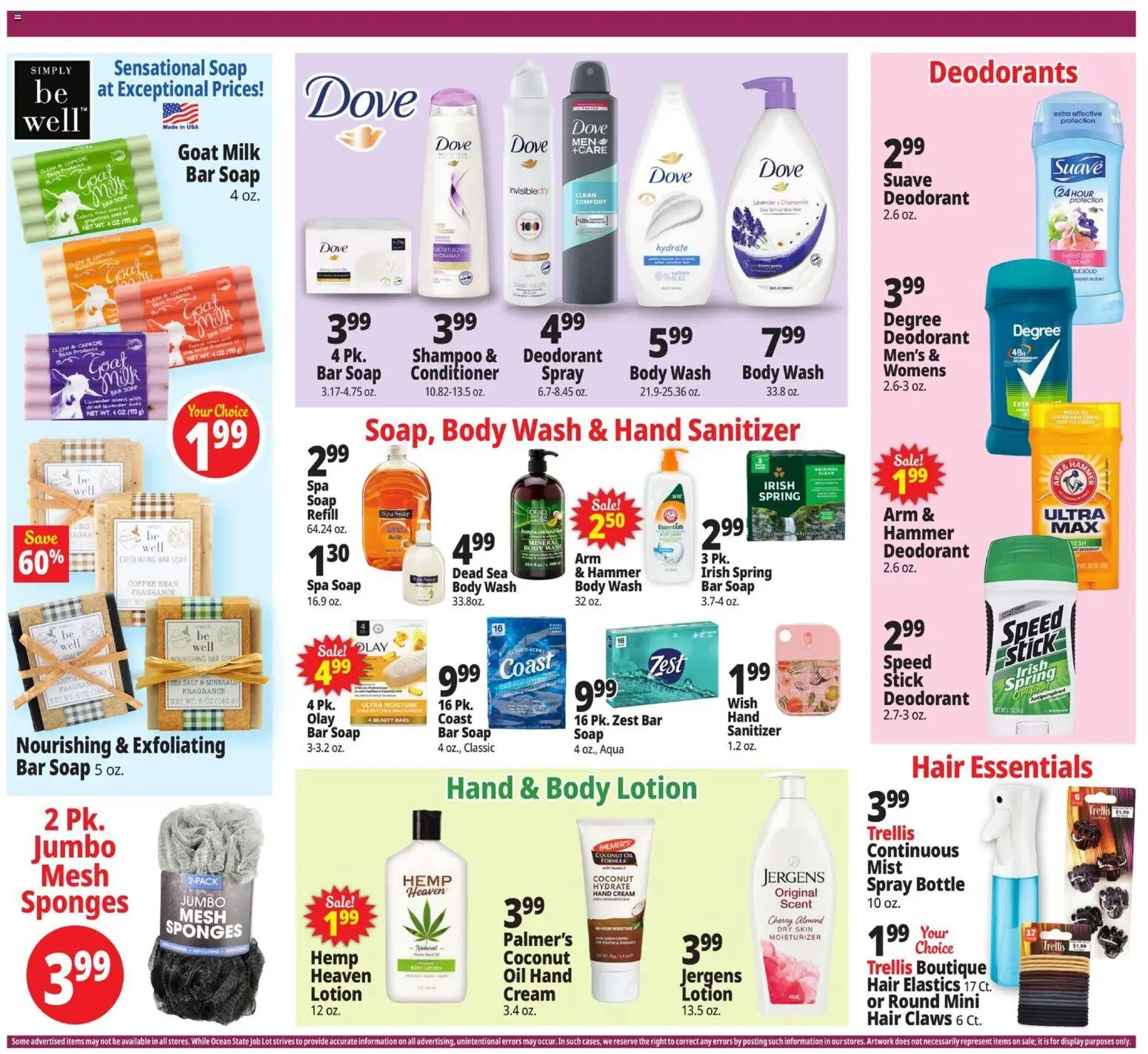 Ocean State Job Lot Weekly Ad - MA - valid from 29.01.2026 | Page: 13 | Products: Coconut Oil, Shampoo, Conditioner, Hand cream
