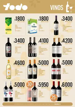Vista previa Supermercados TODO - Ofertas válido desde el 07.04.2026 | Página: 13 | Productos: Vino