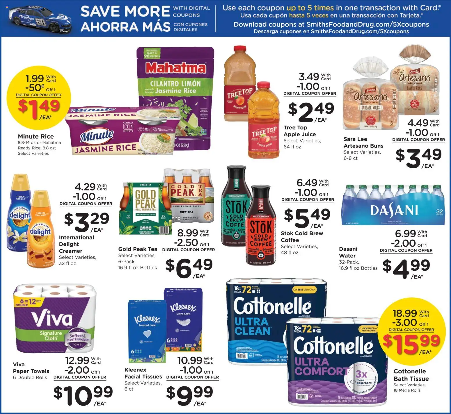 Smith's Weekly Ad - NM - valid from 18.02.2026 | Page: 7 | Products: Bread, Coffee, Juice, Tea
