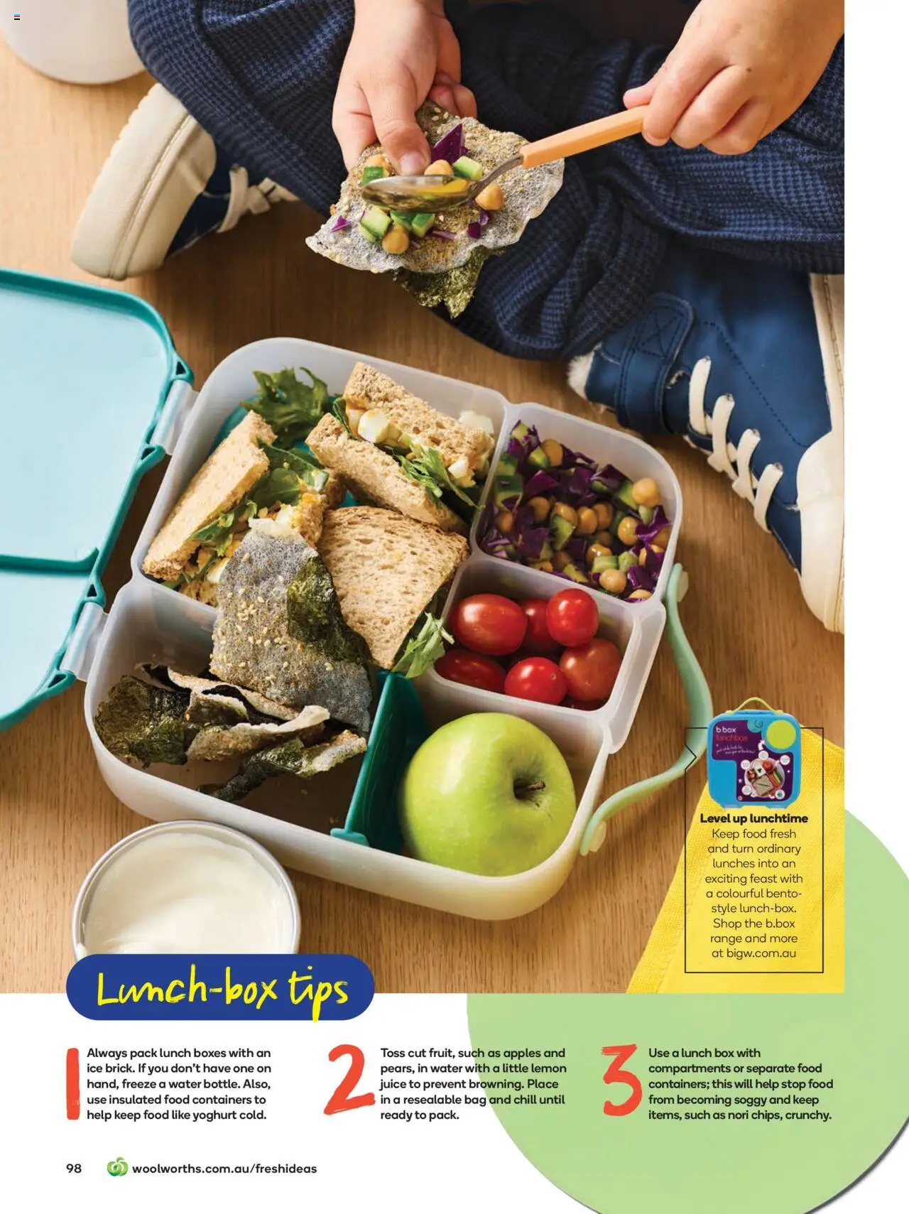 Woolworths catalogue - valid from 01.10.2025 | Page: 98 | Products: Box, Yoghurt, Apples, Lemon