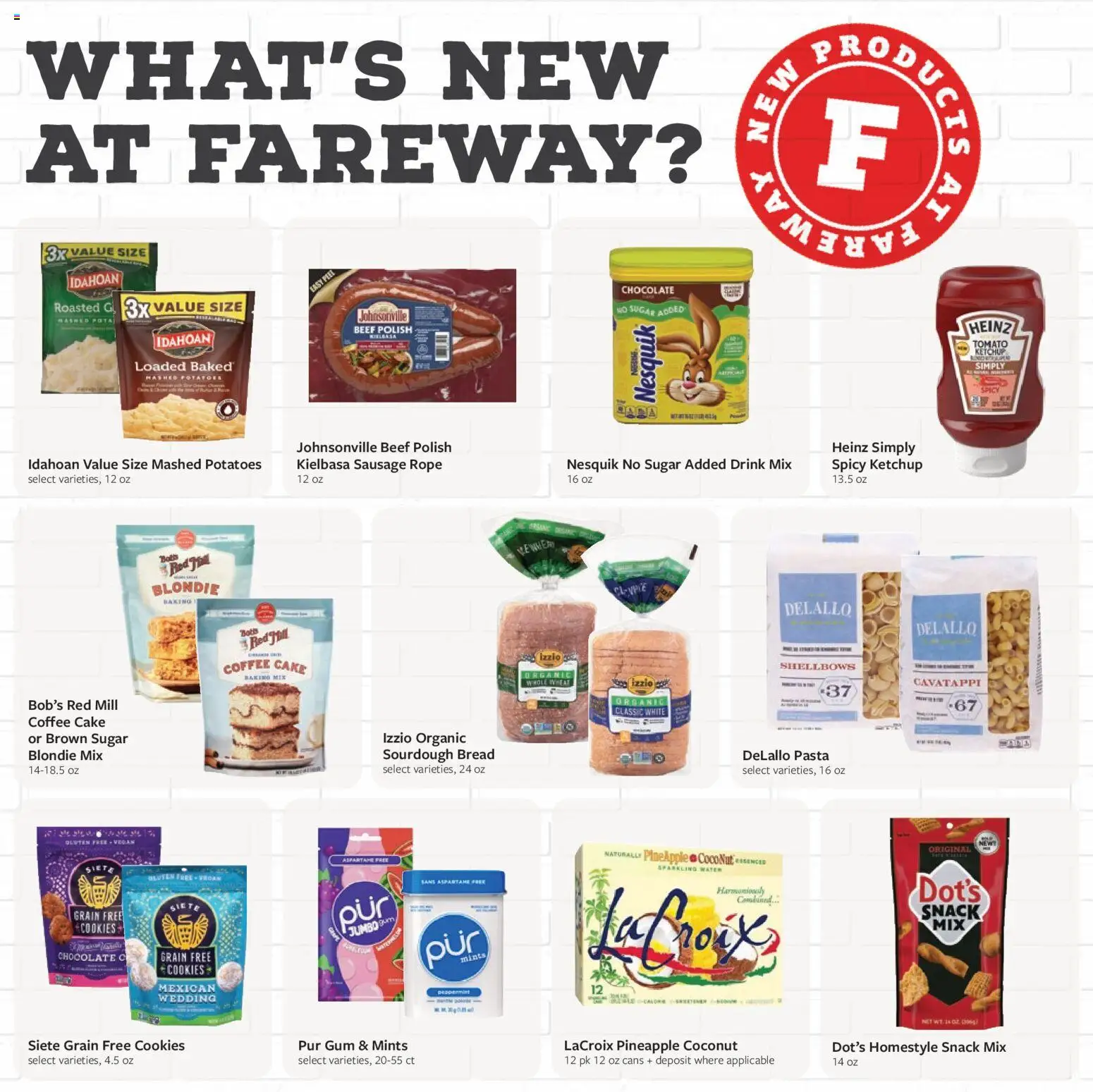 Fareway Monthly Ad - valid from 30.03.2026 | Page: 9 | Products: Bread, Pineapple, Pasta, Water